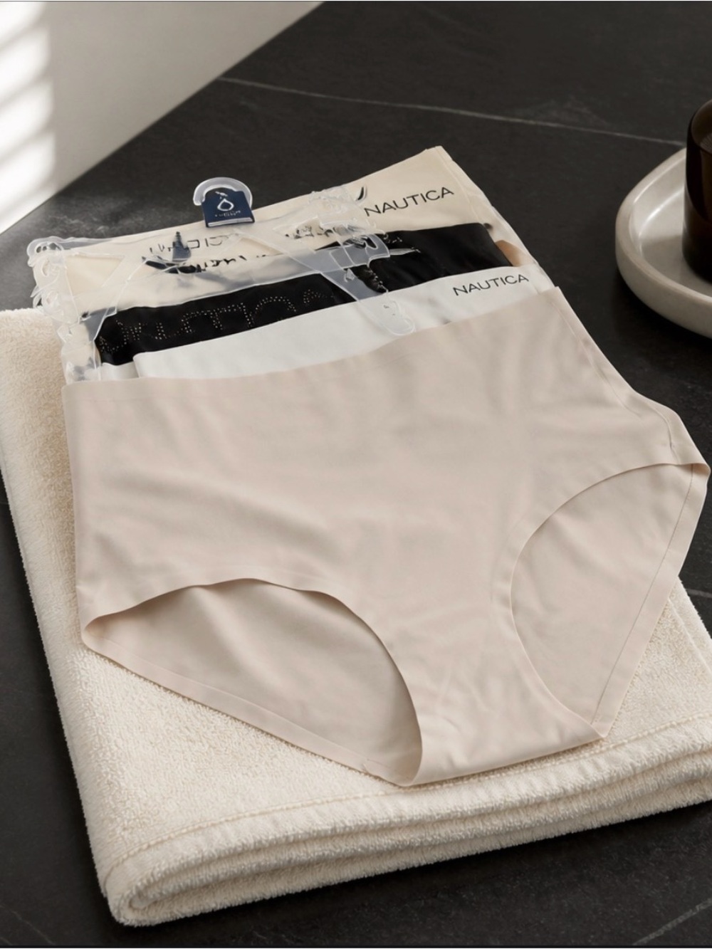 NWT Medium Nautica  Beige Underwear